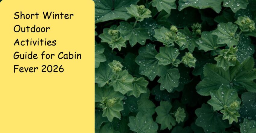 Short Winter Outdoor Activities Guide for Cabin Fever 2026